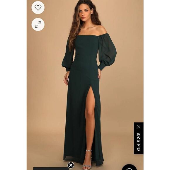 Lulus Feel the romance New with tags large Emerald - Picture 1 of 14